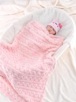 Manta De Bebé De Tafetta De Color Sólido Super Suave Manta De Envolver Para Recién Nacidos Manta Cálida Y Ligera Para Niños - details 1