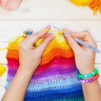 Ganchos De Crochet De Aluminio Suaves Con Mango SKC Herramientas De Tejido a Mano Para Manualidades Y Costura DIY Accesorios Para Adultos - details 3