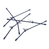 5Pcs Espaciador Anti-enredo De Pesca Con Snap Equilibrador Conector De Deslizamiento Giratorio Herramientas De Pesca Material Plástico - details 2