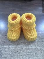 Botitas De Invierno Para Bebés Hombres Y Mujeres Hechas a Mano Primera Caminata De Niños Doble Calentamiento Antideslizante Material De Tela - details 9
