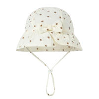 Gorro De Verano Para Bebés Muselina Con Lazo Accesorios Para Niñas Sombrero De Playa Infantil Para Recién Nacidos 0-12M - details 5