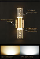 Lámparas De Pared Modernas De Cristal De Burbuja LED Para Baño Dormitorio Sala De Estar Iluminación Interior Decorativa Dorado/Plateado - details 11
