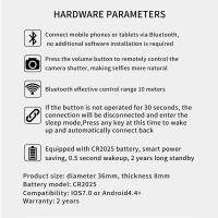 Kebidu Steering Wheel Music Player Control Remoto Inalámbrico Bluetooth Botones Multimedia Para Android IOS Smartphone Kit Para Coche - details 5