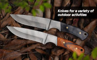 Cuchillo De Sobrevivencia Con Mango De Madera Y Funda De Nylon Herramienta De Pesca Y Caza Para Camping Y Tácticas - details 5
