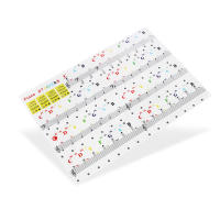 Pegatinas De Teclas De Piano Colores Transparentes Y Vibrantes Para Principiantes 15.5x40mm Adecuadas Para 88/61/49/37 Teclas Decoración Musical DIY - details 2