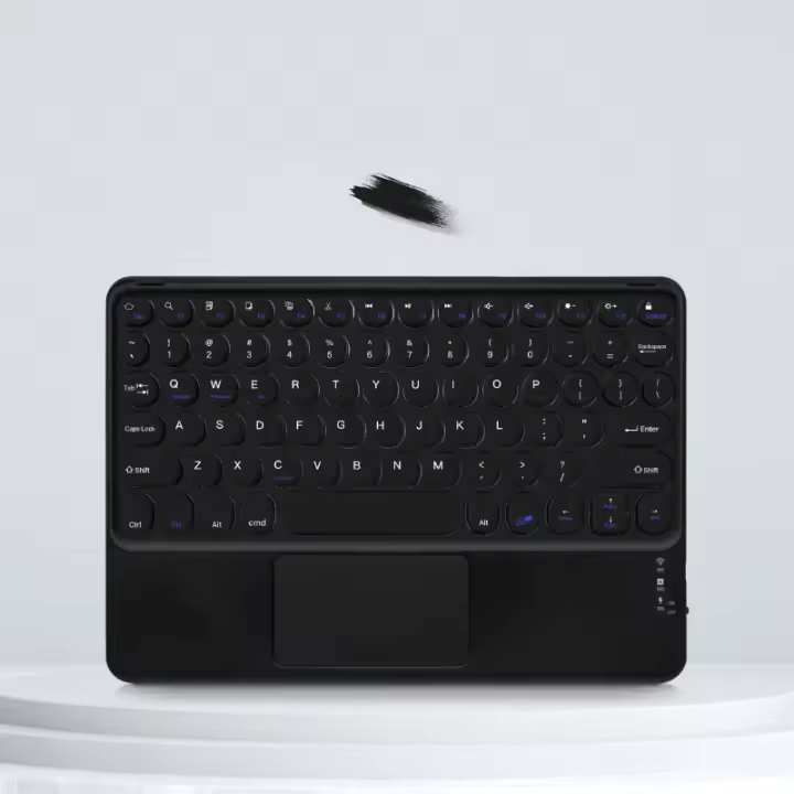 Tienda BIT Teclado de tableta with Español Trackpad, inalámbrico, recargable, compatible con Bluetooth, teclados magnéticos para iPad, Samsung - 1
