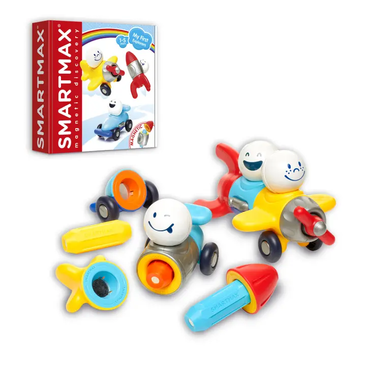Smartmax - My First Explorer | Juguetes Niños 1 Año A 5 | Juguetes para Niños con 16 Piezas | Juguetes Bebe Magnético | Bloques Construccion Niños - 1