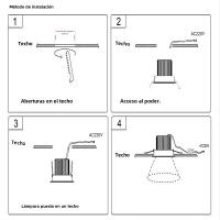 10pcs Instalaciones De Luz LED Redonda Gu10 Soporte De Luz Ajustable Aluminio Caja De Luz LED MR16 Para Vestíbulo - details 15