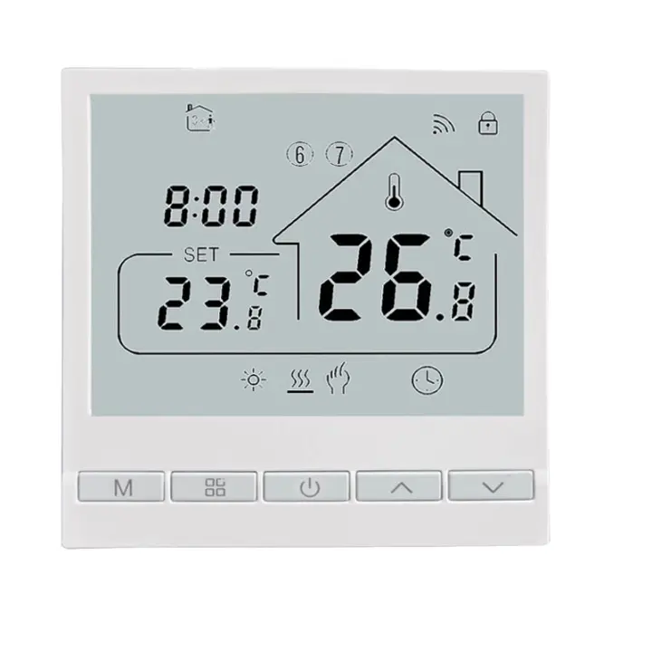 Termostato inteligente Tuya WiFi, controlador de temperatura para calefacción de suelo eléctrica, temperatura de caldera de agua/Gas, Google Home, Alexa - 1