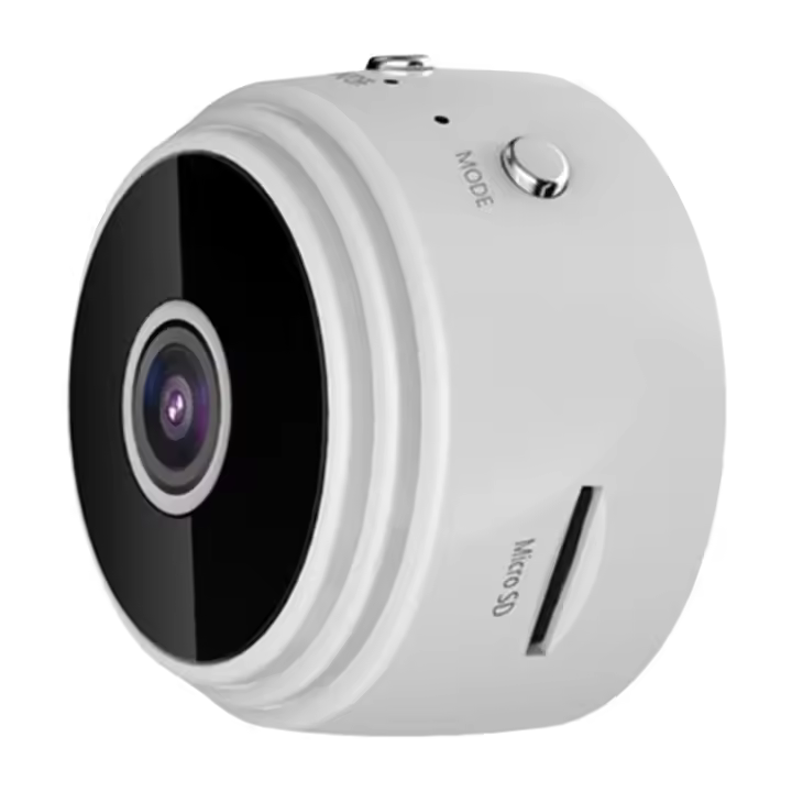 Cámara Mini WiFi HD 1080p Con Visión Nocturna Cámara De Seguridad Recargable Por USB Control Remoto Para Bebés Y Mascotas - 1