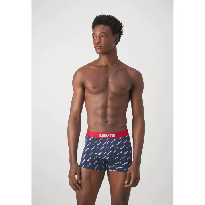 BOXER LEVIS PACK 2 BRIEF MARINO CINTA ROJA MONOGRAM - 1