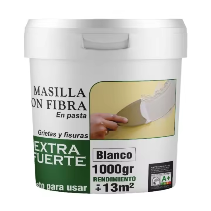 LILI HOME Masilla Acrílica - Reparador Fisuras y Grietas - Interiores y Exteriores - Blanco Mate es la solución perfecta para reparar fisuras y grietas en superficies tanto interiores como exteriores. Con un acabado blanco mate, esta masilla en pasta está - 1