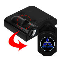 Lámpara De Bienvenida LED HD Para Puerta De Coche Proyector De Sombra De Logo Luz Para Mitsubishi Pajero Outlander Lancer 10 9 ASX RALLIART L200 - details 3