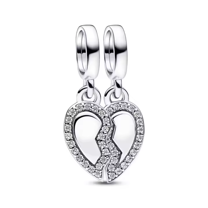792743C01 - Charm Colgante Divisible en plata de ley Corazón Amistad Pandora 792743C01 PANDORA Raíz Joyas Pandora MUJER inicio Charm Pandora Mujer Pandora Original - 1