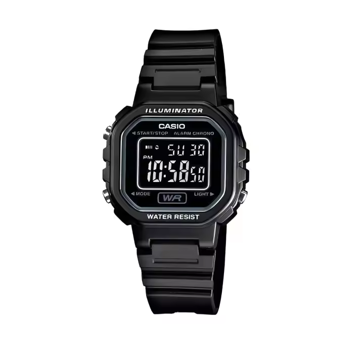 Reloj Digital Mujer Casio LA-20WH-1B Resistente Al Agua - 1