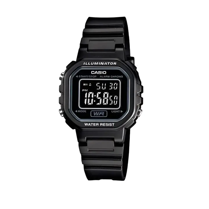 Reloj Digital Mujer Casio LA-20WH-1B Resistente Al Agua - 1