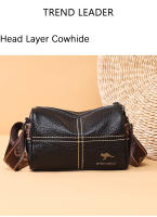 Bolsos para mujer, piel de vacuno de primera capa, nuevo estilo, bolsos cruzados de moda, bolsos de pecho, bolsos de sillín de moda, bolsos de hombro de cuero genuino para mujer - details 2