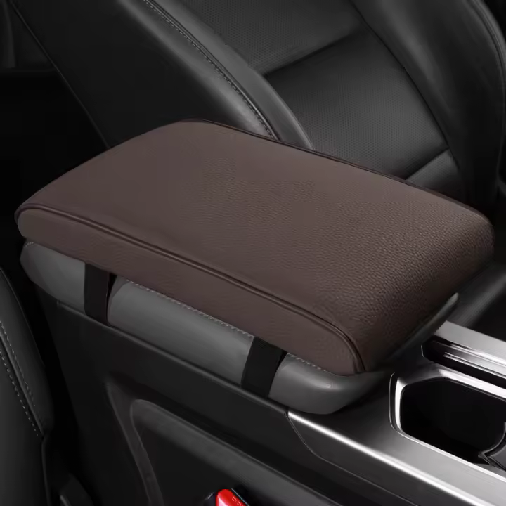 Nueva Funda De Muñeca De Cuero Genuino Amigable Con La Piel Para Coche Con Memoria De Algodón Para Universal Con Textura Avanzada - 1