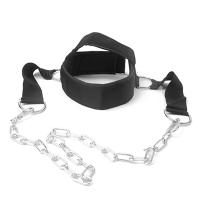 Almohadilla De Pesas Para Gimnasio Y Fitness Con Correa Ajustable Para El Cuello Entrenador De Músculos Del Cuello Con Cadena De Acero Para Entrenamiento De Fuerza - details 4