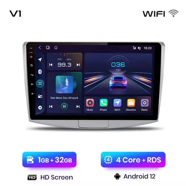 Junsun Radio Coche para Passat B7 B6 CC 2010 2011 2012 2013 2014 2015 Inalámbrico CarPlay Android Auto AI Voice 2 din Pantalla Coche Android Auto Multimedia Navegación GPS Auto radio - 1