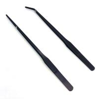 Aguja De Acuario De Acero Inoxidable Negro De 27cm Curva Para Plantas De Acuario Limpieza De Tanque De Peces Accesorios De Acuario - details 0