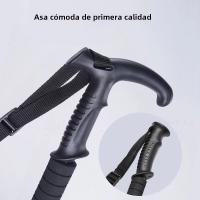 Palo De Camino De Aleación De Aluminio Retráctil Para Escalada Y Senderismo Con Manija De Goma Herramienta De Apoyo Para Actividades Al Aire Libre - details 3