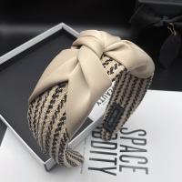 Nuevas Diademas Con Nudo Para Mujeres Y Niñas Accesorios De Cabello Vintage Anzuelo De Tela Ancho Suave Adecuado Para Mujeres Estilo Vintage - details 2