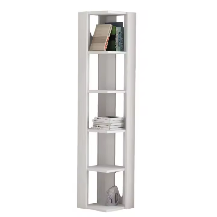 Miroytengo Estantería Vertical Senses 5 Huecos Blanca 34x161x34 cm - 1