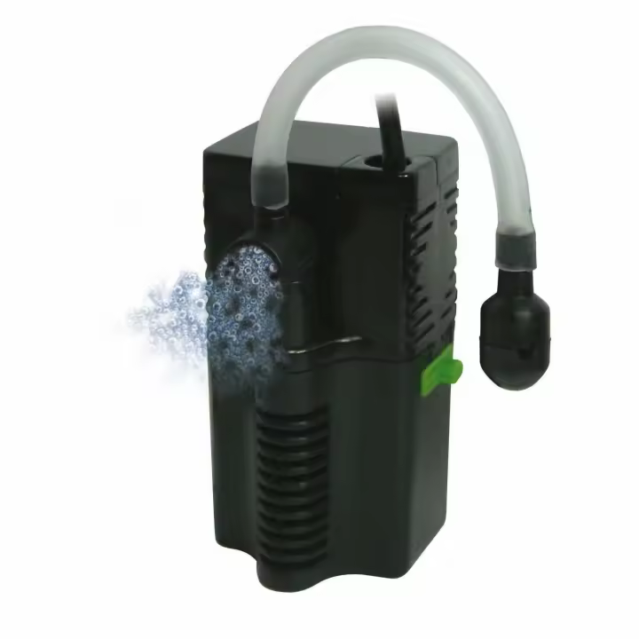 Filtro interior Micro filtro interior KW150 ICA  Filtro interno de filtración mecánica, de pequeñas dimensiones ideal para pequeños acuarios y terrarios. Equipado con VENTURI. - 1
