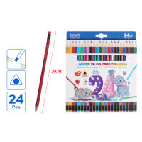 STELAM Juego de 12 lápices de colores de alta calidad - Colores vibrantes, con goma de borrar en la parte trasera, ideal para estudiantes y regalo perfecto para niños - details 2