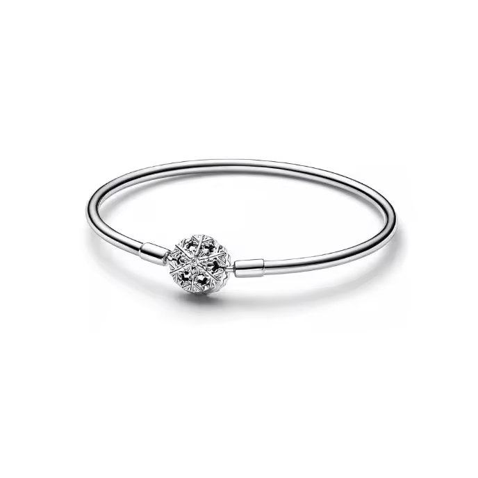 PANDORA Pulsera Moments 592286C01 COPO Nieve, Viene con El embalaje de Caja de Giunte original. - 1