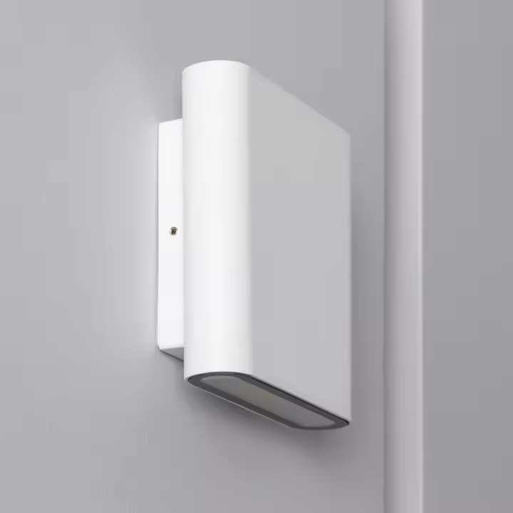 Ledkia Aplique de Pared Exterior LED 12W de Aluminio Iluminación Doble Cara Vesta Blanco  3000K Blanco Cálido - 1