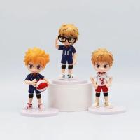 6 PCS Figuras De Acción Q Version Junior Voleibol 7.5cm Shoyo Hinata Sugawara Koushi Haikyu!! PVC Juguete Para Adolescentes - details 3