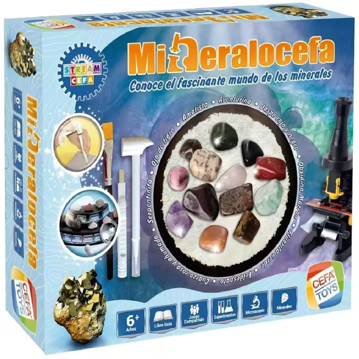 Juego Educativo Para Niños De 6 + Años Cefa Toys Mineralocefa-Conoce El Fascinante Mundo De Los Minerales - 1