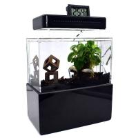 Acuario De Mesa 1.5L Mini Para Betta Peces Con Filtro Y Bomba De Aire USB Luz LED Decoración Marina Sin Contener Químicos Originales En China - details 14