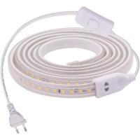 3m Actualizado 220V 2835 Tira LED con Interruptor, 120 LEDs/m Luces Blanco frio, IP67 Impermeable, Escalera de Techo Blancas Tira de LED Cocina Lights - details 0