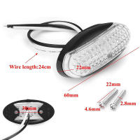 Lámpara De Marcaje Lateral Para Caravana RV Camión Y Coche 12V/24V Luz De Indicador De Claridad Resistente Plástico - details 1