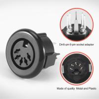 Adaptador de conector de Cable de teclado montado en Panel de enchufe DIN hembra de 5 pines - details 6
