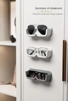 Soporte De Pared Para Gafas Y Gafas De Sol Creativo Organizador De Almacenamiento De Baño Accesorios De Armario Decoración M Plástico - details 10