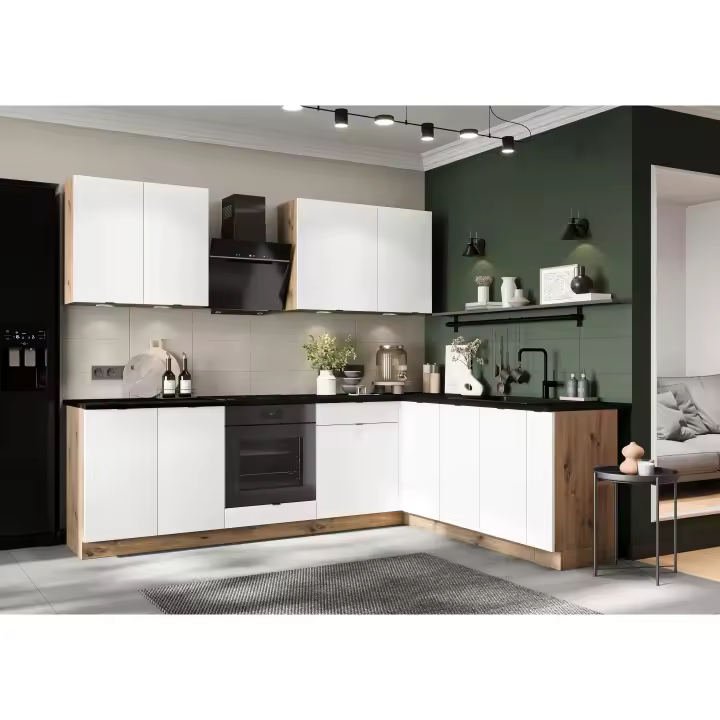 Muebles de Cocina en L 200 260 cms color Blanco mate ref-45 - 1