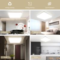 Lámpara De Techo LED Moderna 220V Luz Cuadrada Para Habitación Sala De Estar Cocina Decoración De Hogar Luz Panel 15/20/30/40/50W - details 8
