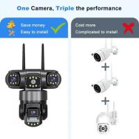 Cámara De Seguridad IP PTZ Inalámbrica 6K 12MP Trípode Exterior Con Seguimiento Automático Protección Y Vigilancia CCTV Impermeable - details 19