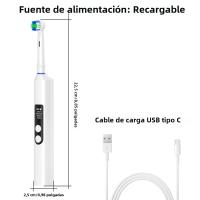 Cepillo De Dientes Eléctrico Inteligente Con Rotación 4 Modos Recargable Compatible Con Cabezas De Repuesto Oral B Para Adultos - details 7