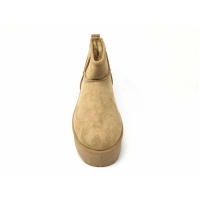 Botines Mujer, Invierno, Planos, Plataforma Australiano, Forrado Pelo Interior, Beige, Camel, Negras - details 6