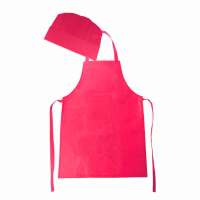 Delantales infantiles para pequeños cocineros, incluye gorro de chef.  En colores variados. Perfecto para fiestas temáticas de niños y niñas. Eventos de cocina en colegios y guarderías o para fiestas de disfraces y carnaval. En material Non woven - details 4