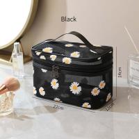 Bolso De Maquillaje Para Viajes Impermeable Translúcido Con Malla Y Cierre De Cremallera Estampado Lindo Bolso De Almacenamiento Portátil Para Maquillaje - details 5