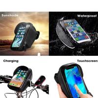 Bolsa impermeable para marco de bicicleta Verk Group Soporte de teléfono de gran capacidad de almacenamiento - details 0
