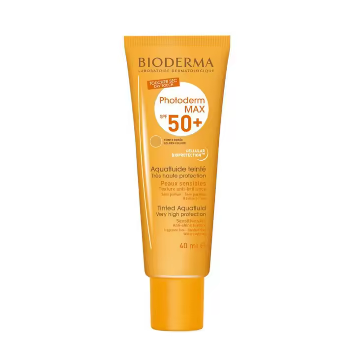 Bioderma photoderm max aqua fluido color dorado spf50+ 40ml - 1