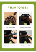 Molino De Tostado Y Molienda Eléctrico Con 28 Configuraciones Precisas Para Café Espresso French Press Y Drip KIRAINAFLY - details 6