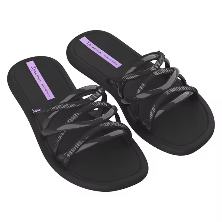 Chanclas de agua mujer IPANEMA IP83606AW816 PALA PLAYA TIRA ENGARZADAS BLACK/LILAC 32735 24V - 1